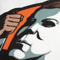 Halloween - Michael Myers Rug -Mortem Horror Shop halloween michael myers rug logo