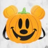 LOUNGEFLY Disney - Mickey Mouse Jack-O'-Lantern Crossbody Purse 2 LOUNGEFLY Disney - Mickey Mouse Jack-O'-Lantern Crossbody Purse -Mortem Horror Shop halloween pumpkin mickey mouse purse