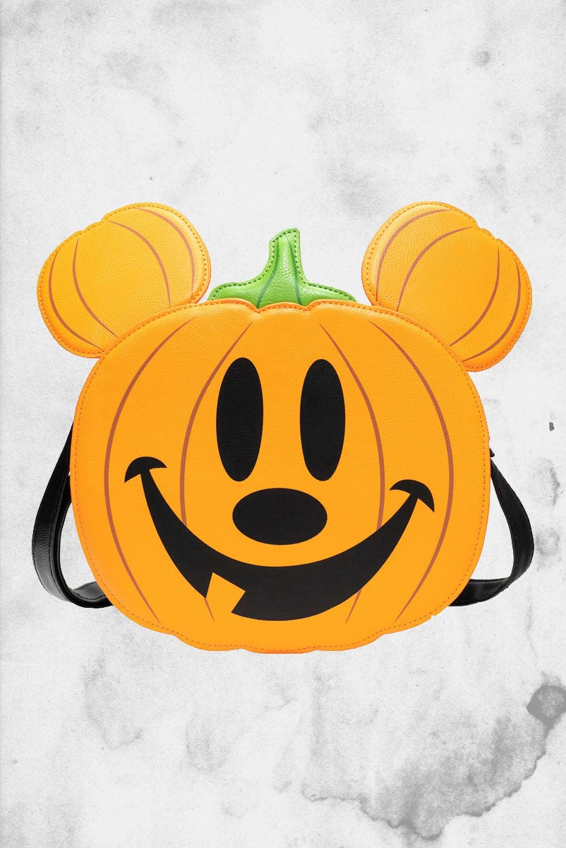 LOUNGEFLY Disney - Mickey Mouse Jack-O'-Lantern Crossbody Purse 3 LOUNGEFLY Disney - Mickey Mouse Jack-O'-Lantern Crossbody Purse