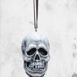 TRICK OR TREAT STUDIOS Halloween - Season Of The Witch Silver Shamrock Ornament (3 Pack) -Mortem Horror Shop halloween skull christmas ornament