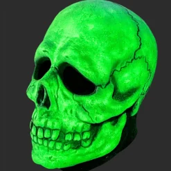 TRICK OR TREAT STUDIOS Halloween III - Skull (Glow-In-The-Dark) Mask -Mortem Horror Shop halloween skull mask myers