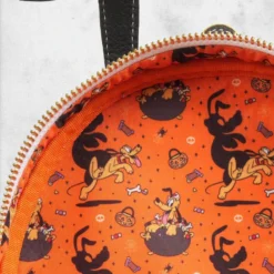 LOUNGEFLY Disney - Pluto Skellington (Glow-in-the-Dark) Mini-Backpack -Mortem Horror Shop halloween0diusney loungefly backpack