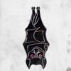 Hanging Bat (Enamel Pin) 2 Hanging Bat (Enamel Pin) -Mortem Horror Shop hanging bat enamel spooky pin