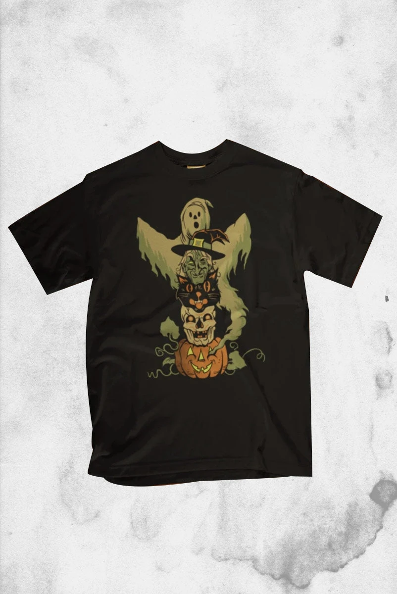 Halloween Totem T-Shirt 3 Halloween Totem T-Shirt