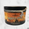 Haunted House (Drunk Pumpkin) - Wood Wick Candle -Mortem Horror Shop haunted house scented candle