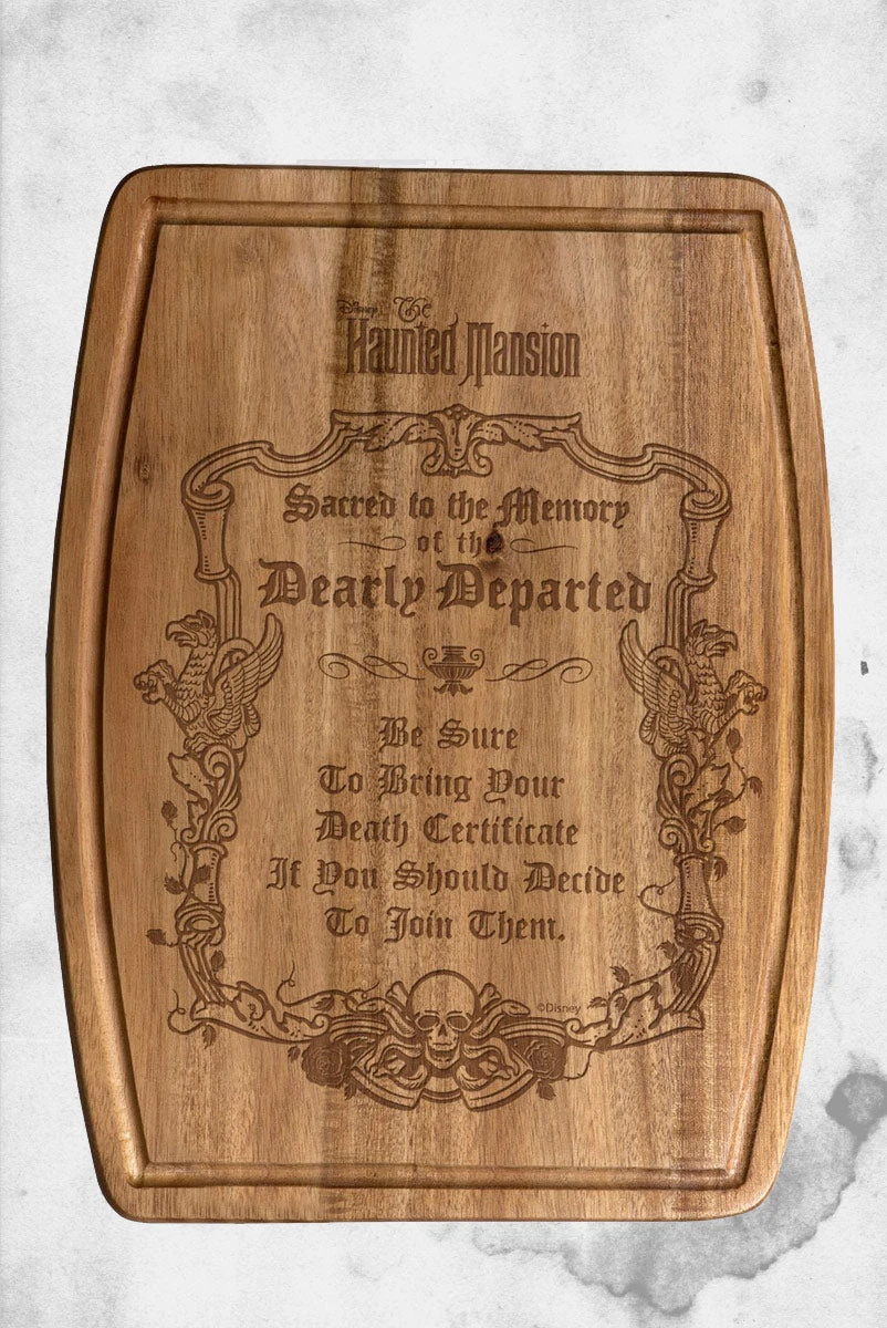 The Haunted Mansion - Dearly Departed - Cutting Board 3 The Haunted Mansion - Dearly Departed - Cutting Board