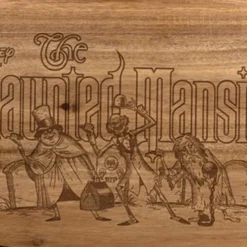 The Haunted Mansion - Hitchhiking Ghosts - Cutting Board -Mortem Horror Shop haunted mansion cutting kitchen board