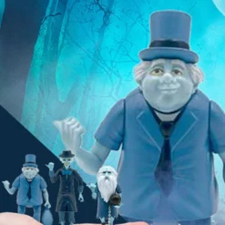 SUPER7 The Haunted Mansion - ReAction SDCC Exclusive -Mortem Horror Shop haunted mansion figures