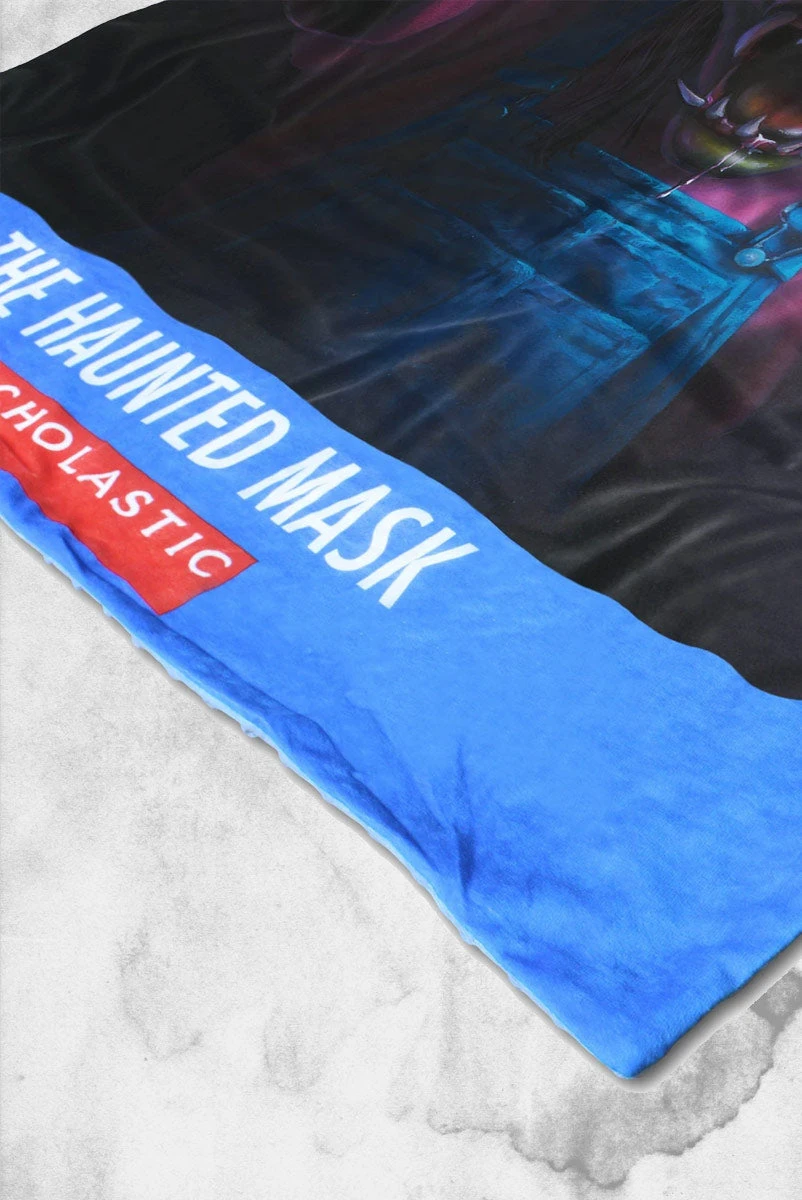Goosebumps - Haunted Mask Throw Blanket 5 Goosebumps - Haunted Mask Throw Blanket - Image 3