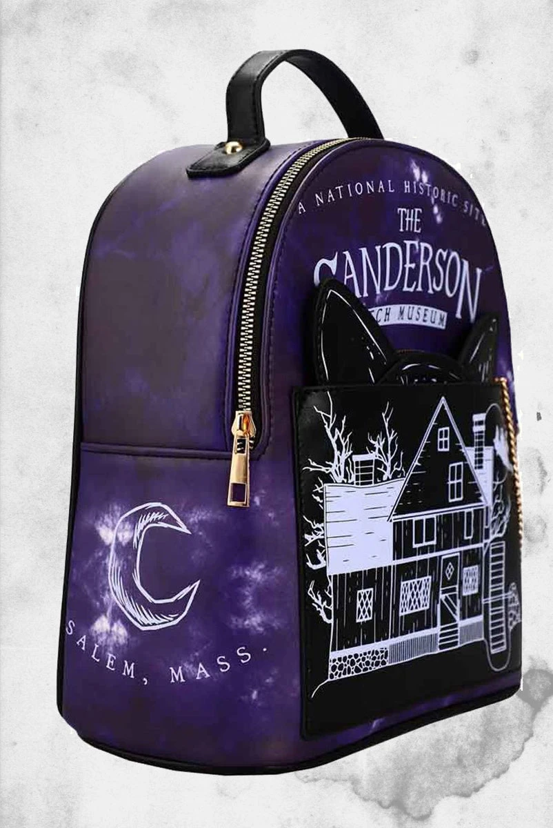 LOUNGEFLY Hocus Pocus - "The Sanderson Museum" Mini-Backpack 5 LOUNGEFLY Hocus Pocus - "The Sanderson Museum" Mini-Backpack - Image 3