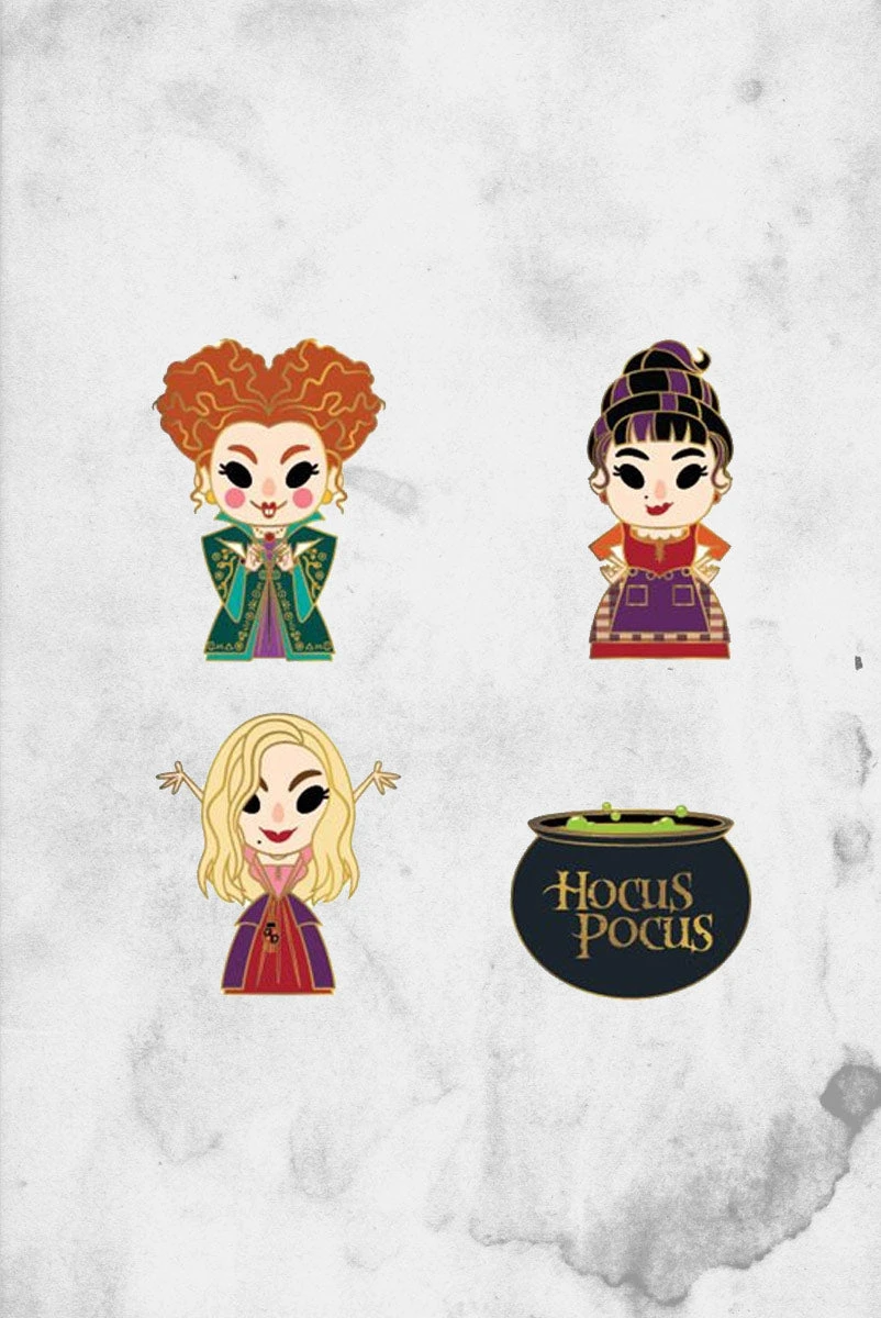 LOUNGEFLY Hocus Pocus - Sisters 4-Piece (Enamel Pin) 3 LOUNGEFLY Hocus Pocus - Sisters 4-Piece (Enamel Pin)