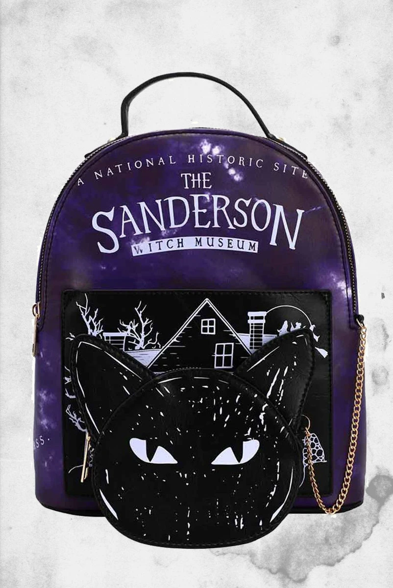 LOUNGEFLY Hocus Pocus - "The Sanderson Museum" Mini-Backpack 4 LOUNGEFLY Hocus Pocus - "The Sanderson Museum" Mini-Backpack - Image 2