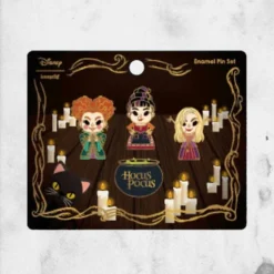LOUNGEFLY Hocus Pocus - Sisters 4-Piece (Enamel Pin) 5 LOUNGEFLY Hocus Pocus - Sisters 4-Piece (Enamel Pin) -Mortem Horror Shop hocus pocus pin set