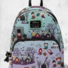 LOUNGEFLY Hocus Pocus - Scene Mini Backpack 1 LOUNGEFLY Hocus Pocus - Scene Mini Backpack -Mortem Horror Shop hocus pocus scene loungefly bag