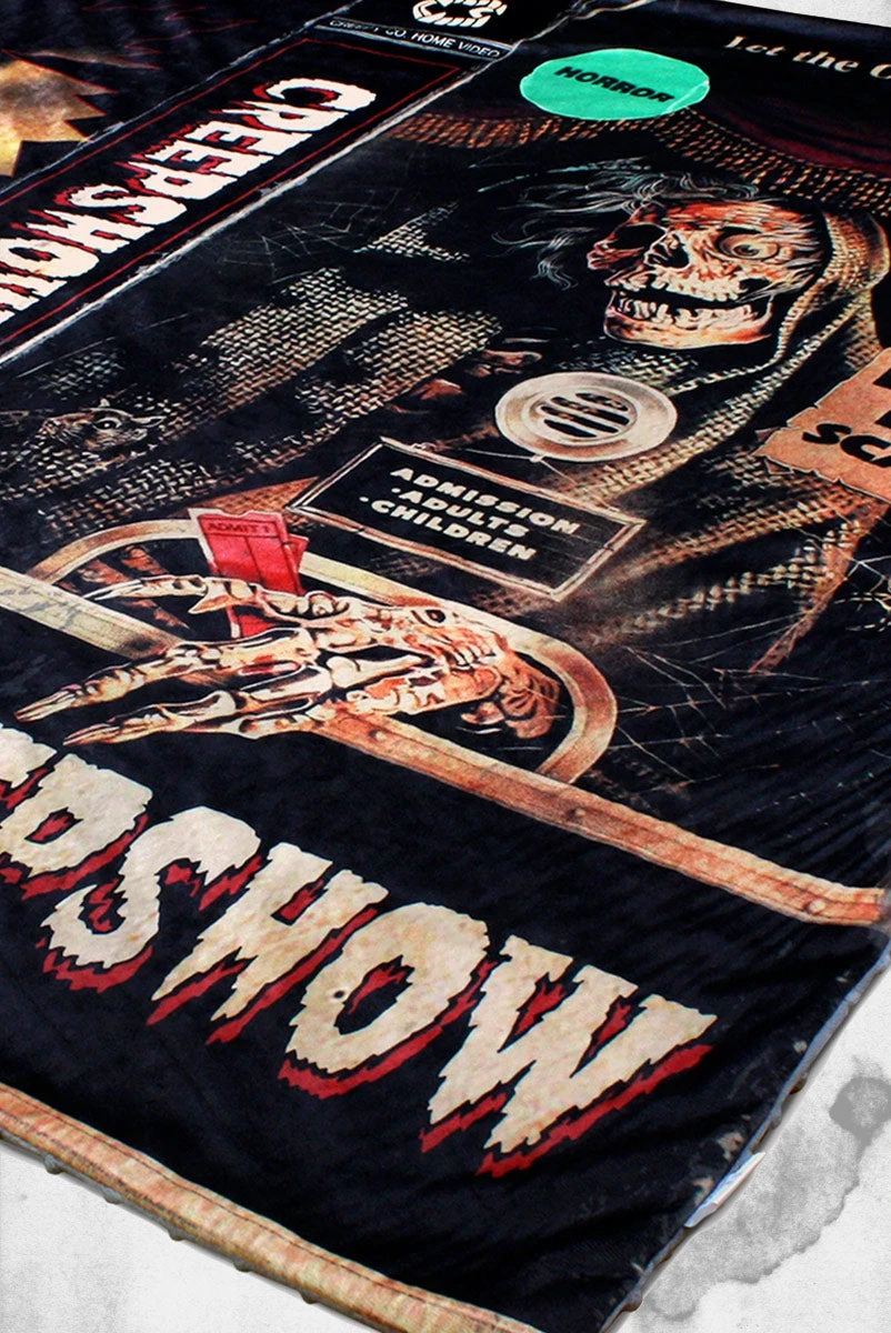 Creepshow VHS Throw Blanket 5 Creepshow VHS Throw Blanket - Image 3