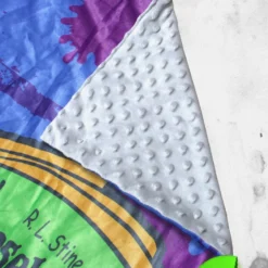 Goosebumps - Curly Throw Blanket 8 Goosebumps - Curly Throw Blanket -Mortem Horror Shop horror blanket goosebumps