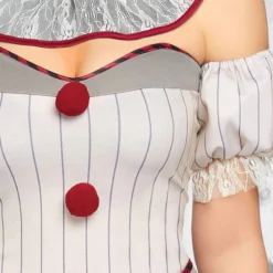 LEG AVENUE IT Sewer Killer Clown Costume Set -Mortem Horror Shop horror themed clown costume