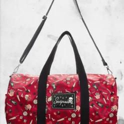 True Crime Duffle Bag -Mortem Horror Shop horror themed duffle bag