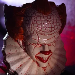 IT - Pennywise (Red/Orange) Tiki Mug 13 IT - Pennywise (Red/Orange) Tiki Mug -Mortem Horror Shop horror themed pennywise tiki mug