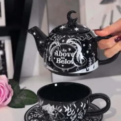 As Above Tea Set -Mortem Horror Shop horror themed tea pot set