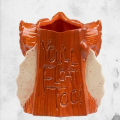 IT - Pennywise (Red/Orange) Tiki Mug 10 IT - Pennywise (Red/Orange) Tiki Mug -Mortem Horror Shop horror themed tiki pennywise tiki mug stephen king