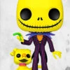 FUNKO Nightmare Before Christmas - Jack Skellington & Zero Jumbo Black Light - Pop! Figure 2 FUNKO Nightmare Before Christmas - Jack Skellington & Zero Jumbo Black Light - Pop! Figure -Mortem Horror Shop jack zero blacklight funko pop figure