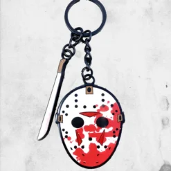 Bioworld Friday The 13th - Jason & Machete Keychain