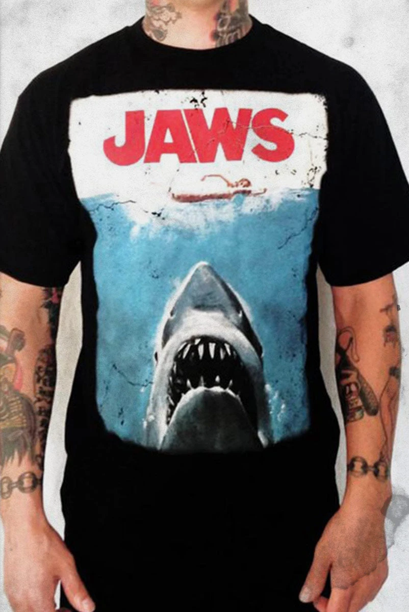 Jaws Poster T-Shirt 4 Jaws Poster T-Shirt - Image 2