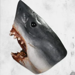 TRICK OR TREAT STUDIOS JAWS - Bruce The Shark Mask -Mortem Horror Shop jaws themed mask halloween
