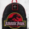 LOUNGEFLY Jurassic Park - Logo Mini-Backpack -Mortem Horror Shop jurassic park dino loungefly bag