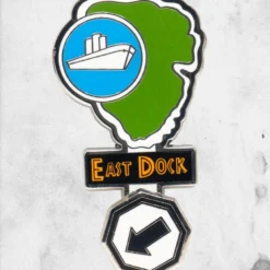 Jurassic Park - Pin Set (Enamel Pin) 9 Jurassic Park - Pin Set (Enamel Pin) -Mortem Horror Shop jurassic park dock enamel pin