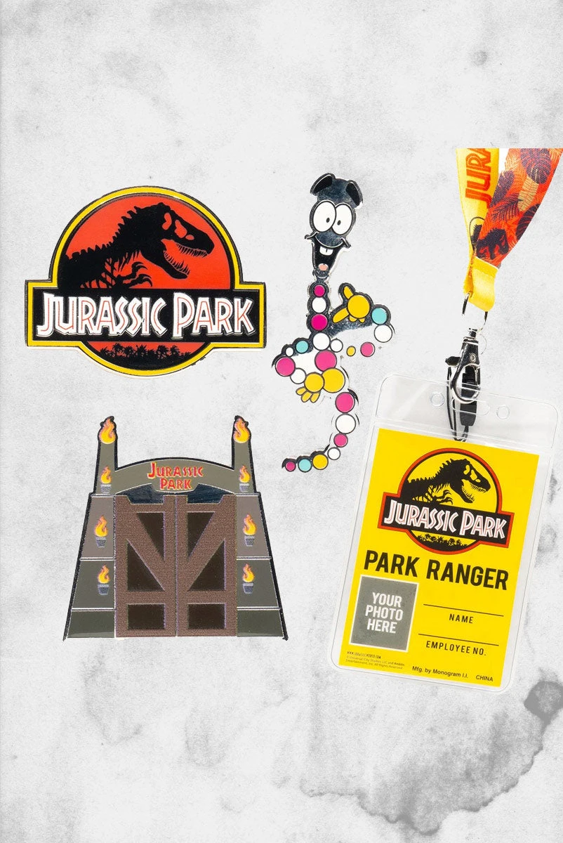 Jurassic Park - Lanyard Pin Set (Enamel Pin) 3 Jurassic Park - Lanyard Pin Set (Enamel Pin)
