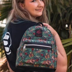 LOUNGEFLY Jurassic Park - Dinosaur Jungle Mini-Backpack 8 LOUNGEFLY Jurassic Park - Dinosaur Jungle Mini-Backpack -Mortem Horror Shop jurassic park loungefly backpack entertainment earth