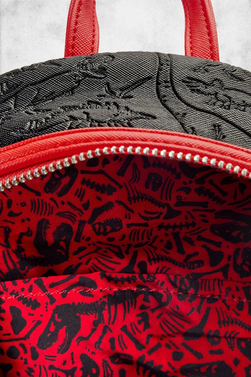 LOUNGEFLY Jurassic Park - Logo Mini-Backpack 8 LOUNGEFLY Jurassic Park - Logo Mini-Backpack - Image 6