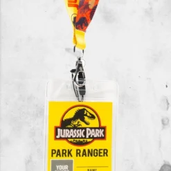 Jurassic Park - Lanyard Pin Set (Enamel Pin) 9 Jurassic Park - Lanyard Pin Set (Enamel Pin) -Mortem Horror Shop jurassic park universal lanyard