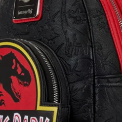 LOUNGEFLY Jurassic Park - Logo Mini-Backpack 9 LOUNGEFLY Jurassic Park - Logo Mini-Backpack -Mortem Horror Shop jurassic park dinosaur bag