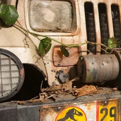 Jurassic Park - Hammond's Plate -Mortem Horror Shop jurrasic world park rust license plate