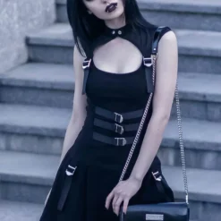 Amplified Skater Dress -Mortem Horror Shop killstar amplified dress