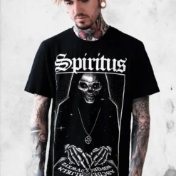 Spiritus T-Shirt -Mortem Horror Shop killstar clothing wholesaler