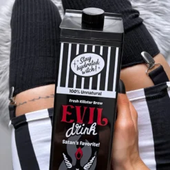 Evil Drink Brew Tumbler -Mortem Horror Shop killstar evil drink cup