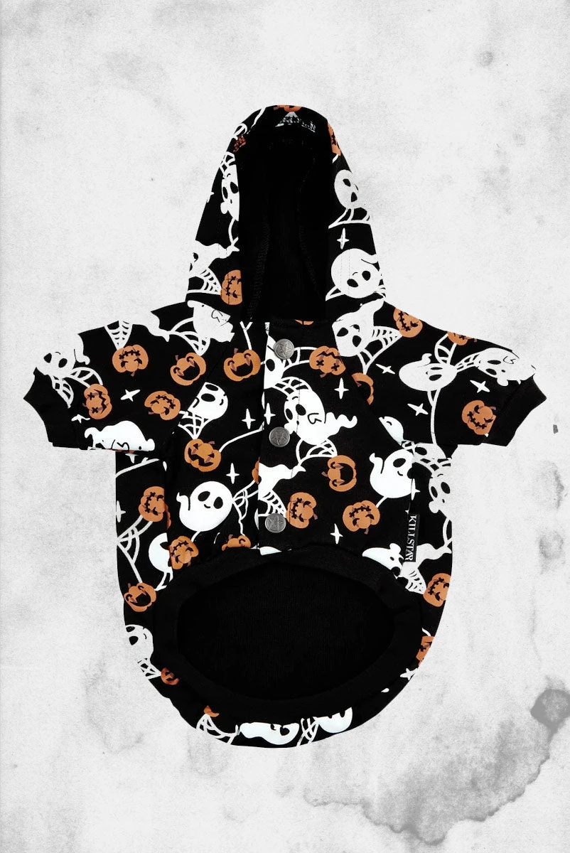 Haunted Pumpkin Pet Hoodie 5 Haunted Pumpkin Pet Hoodie - Image 3