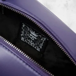 Vampire's Kiss Coffin Purse (Plum) -Mortem Horror Shop killstar pruple coffin purse handbag