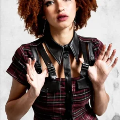 Mortem Horror Shop -Mortem Horror Shop killstar tartan attitude dress