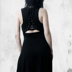 Karma Lace-Up Tunic -Mortem Horror Shop killstar tunic witches shirt