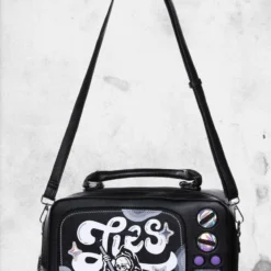 TV Lies - Handbag Purse 8 TV Lies - Handbag Purse -Mortem Horror Shop killstar tv lies purse