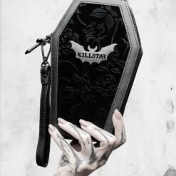 Vampire's Kiss Coffin Wallet (Black) -Mortem Horror Shop killstar vampire wallet