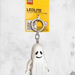 LEGO - Ghost Minifigure LED Keychain -Mortem Horror Shop lego ghost boo mini figure keychain minifigure