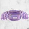 Sickly Sweet Waistbag - Holographic Lilac (Fanny Pack) 2 Sickly Sweet Waistbag - Holographic Lilac (Fanny Pack) -Mortem Horror Shop lilac hologeaphic fannypack
