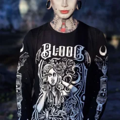 Elixir Long Sleeve Top -Mortem Horror Shop long sleeve horror shirt killstar