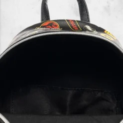 LOUNGEFLY Jurassic Park - Warning Signs Mini-Backpack -Mortem Horror Shop loungefly backpack